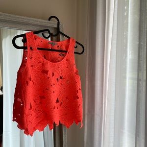 Charlotte Russe Lace Crop Top
